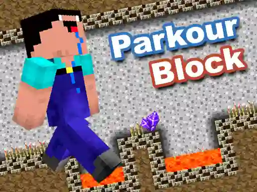 Mchezo Parkour Block online