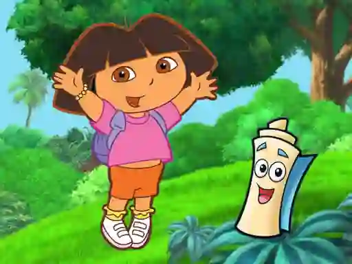 Mchezo Dora Hidden Maps online