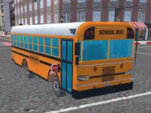 Mchezo Bus School Park Driver online