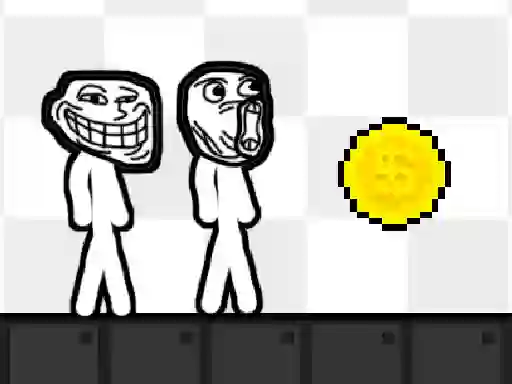 Mchezo Troll Stick Face Escape online