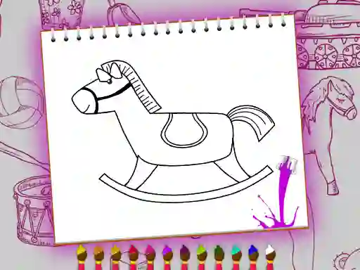 Mchezo Coloring Book: Toy Shop online