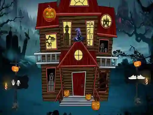 Mchezo Halloween Magic Lady Escape online