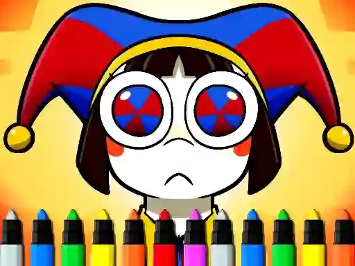 Mchezo Digital Circus Coloring Adventure online