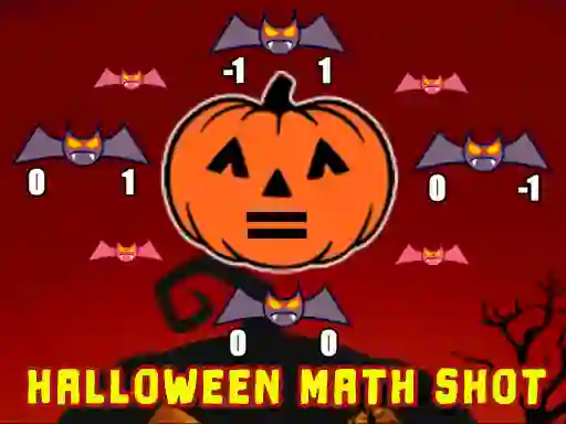 Mchezo Halloween Math Shot online