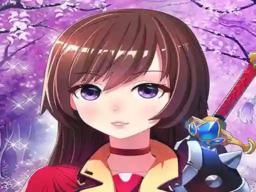 Mchezo Anime Girl Fantasy Dress Up online