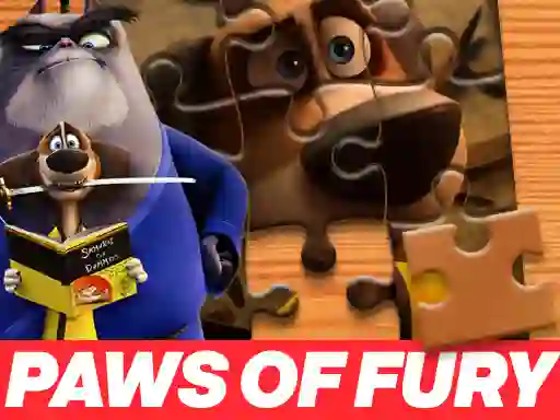 Mchezo Paws of Fury The Legend of Hank Jigsaw Puzzle online