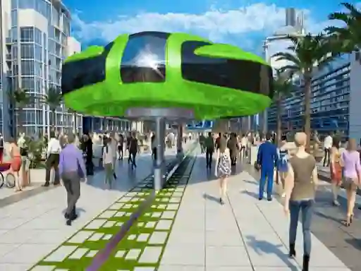 Mchezo Gyroscopic Elevated Bus Simulator Public Transport online