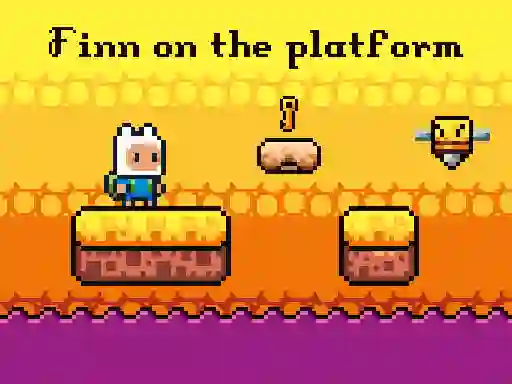 Mchezo Finn on the platform online