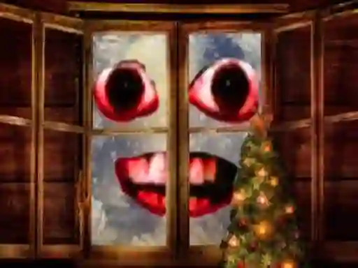 Mchezo New Year: Santa Claus outside the window online
