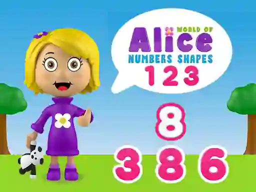 Mchezo World of Alice Numbers Shapes online