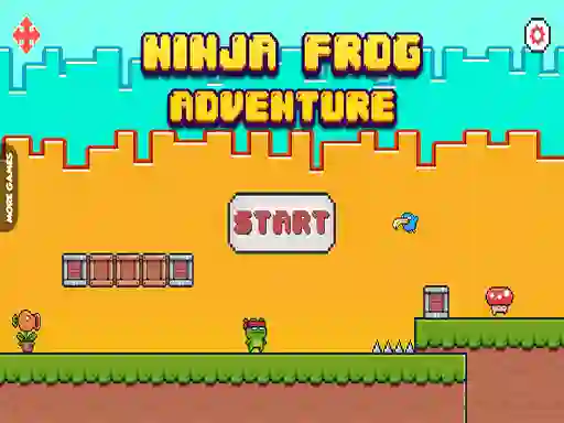 Mchezo Ninja Frog Adventure online