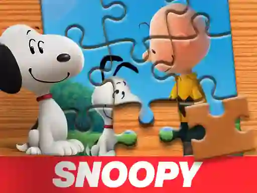Mchezo Snoopy Jigsaw Puzzle online