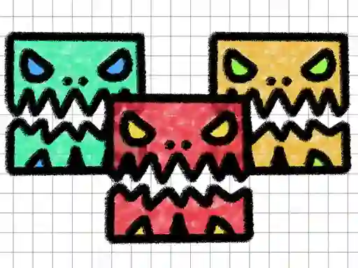 Mchezo Geometry Dash Paper Note online