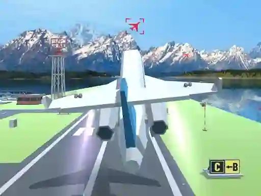 Mchezo Polygon Flight Simulator online