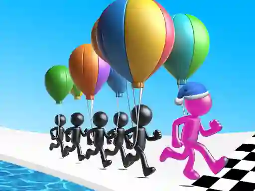 Mchezo Ballon Race 3D online