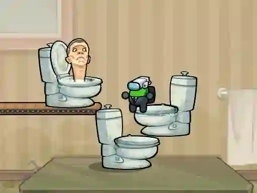 Mchezo Impostor Jump Skibidi Toilet online