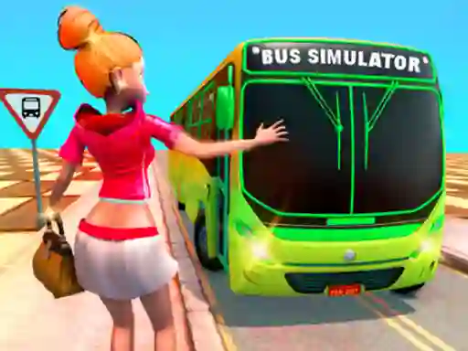 Mchezo Passenger Bus Taxi Driving Simulator online
