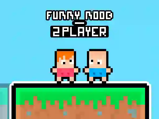 Mchezo Funny Noob 2 Player online