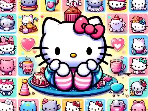 Mchezo Cute Kitty Memory Challenge online