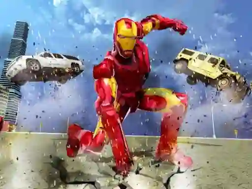 Mchezo Flying Iron Hero online