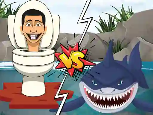 Mchezo Hungry Shark Vs Skibidi online