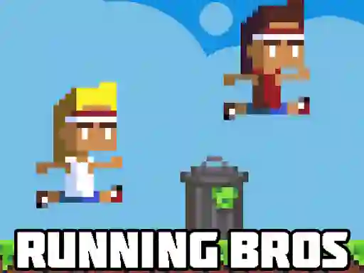Mchezo Retro Running Bros online