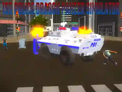 Mchezo 155 Police Dragon Panzer Simulator online