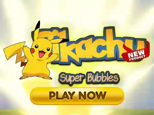 Mchezo Pikachu Super Bubbles online