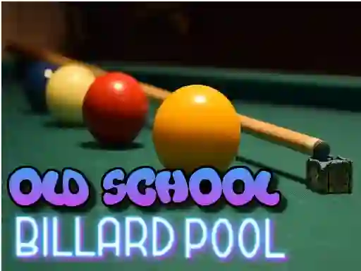 Mchezo Old School Billard Pool online