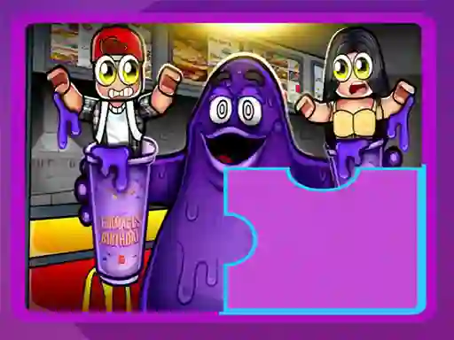 Mchezo Grimace Shake Puzzle online
