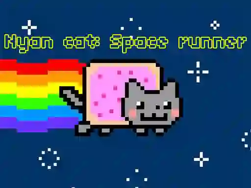 Mchezo Nyan Cat: Space runner online