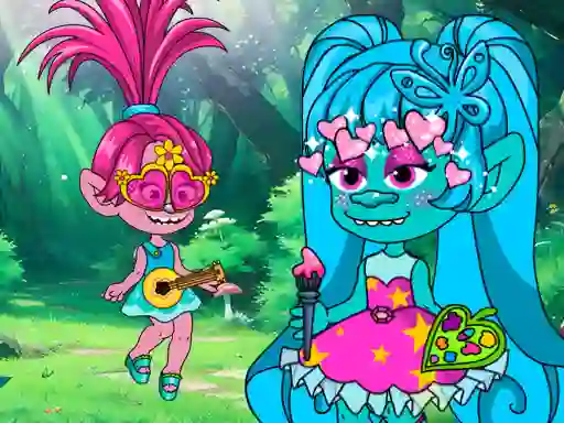 Mchezo Chibi Troll Fashion Maker online