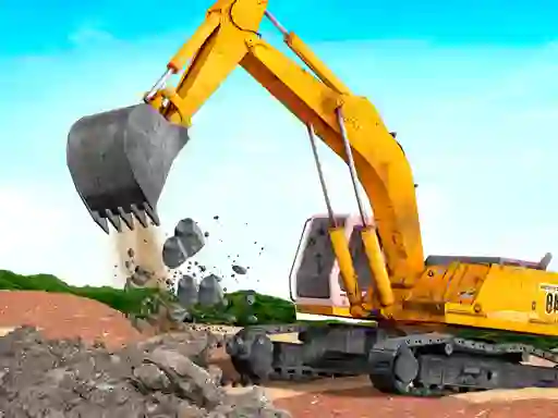 Mchezo Real JCB Excavator Simulator online
