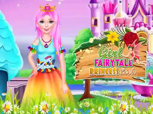 Mchezo Girl Fairytale Princess Look online