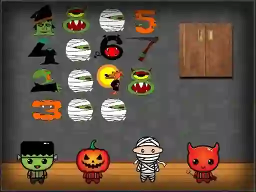 Mchezo Amgel Halloween Room Escape 27 online