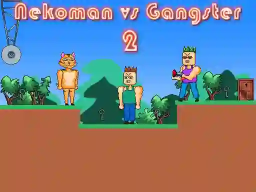 Mchezo Nekoman vs Gangster 2 online