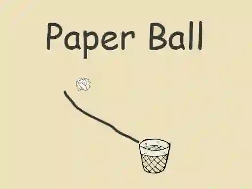 Mchezo Paper Ball online