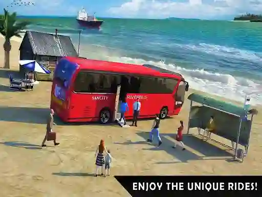 Mchezo Floating water surface bus online
