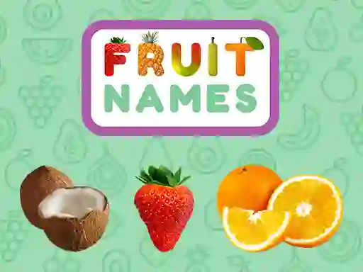 Mchezo Fruit Names online