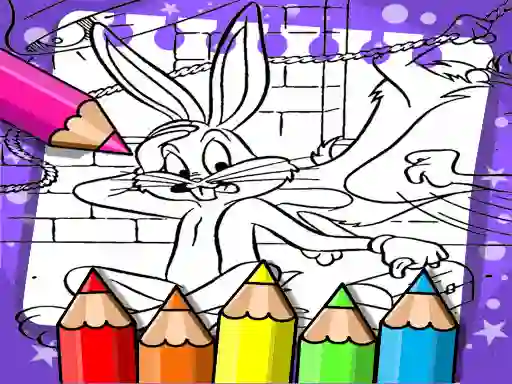 Mchezo Bugs Bunny Coloring Book online