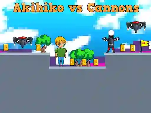 Mchezo Akihiko vs Cannons online
