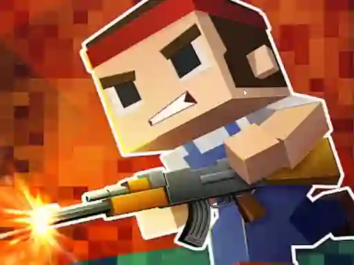 Mchezo Blocky Shooting Swat Multiplayer online