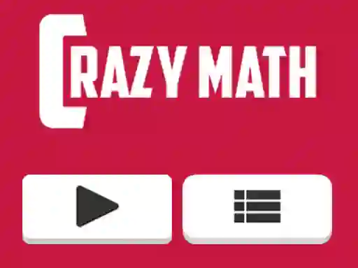 Mchezo Crazy Math online