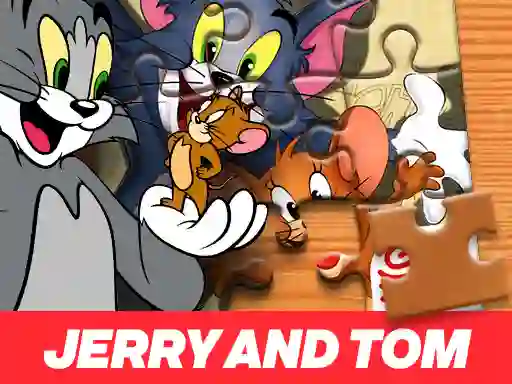 Mchezo Jerry and Tom Jigsaw Puzzle online
