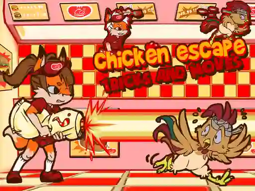 Mchezo Chicken Escape Tricks and moves online