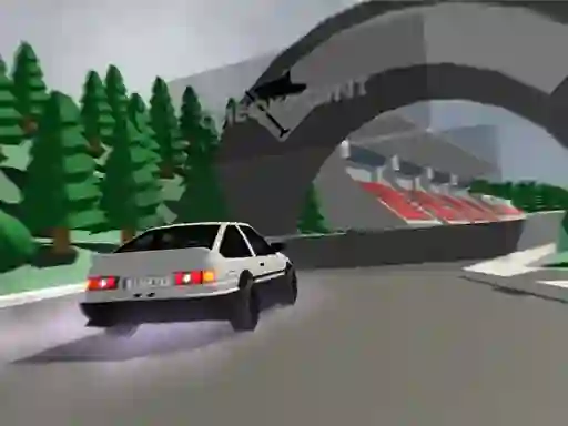 Mchezo Low poly car racing online