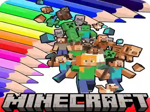 Mchezo Coloring Book for Minecraft online