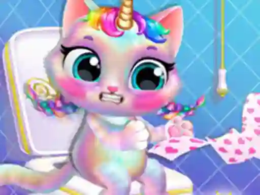 Mchezo Twinkle My Unicorn Cat Princess Caring online