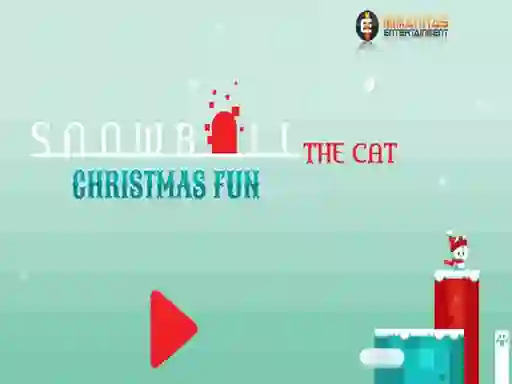 Mchezo Snowball The Cat Christmas Fun online