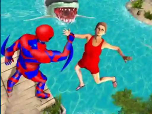Mchezo Superhero Police Speed Hero Rescue Mission online